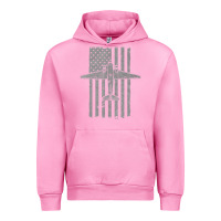 Fuchsia Pink C-47 Skytrain Wwii Transport Airplane Vintage Flag Urban Hoodie - InspiraDesign