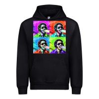 Black STEVIE WONDER! Urban Hoodie - InspiraDesign