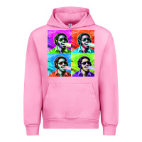 Fuchsia Pink STEVIE WONDER! Urban Hoodie - InspiraDesign