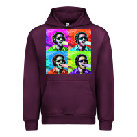 Mauve Wine STEVIE WONDER! Urban Hoodie - InspiraDesign