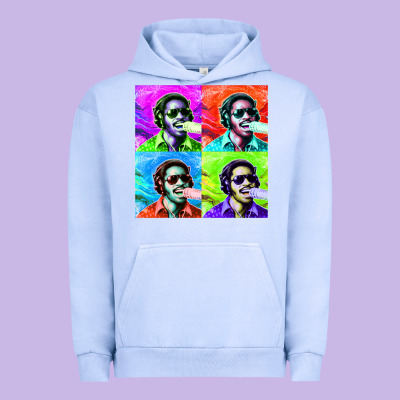 Stevie Wonder! Urban Hoodie Designed By Inspiradesign