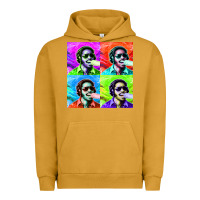 Pigment Peanut Butter STEVIE WONDER! Urban Hoodie - InspiraDesign