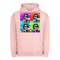 Pigment Salmon STEVIE WONDER! Urban Hoodie - InspiraDesign