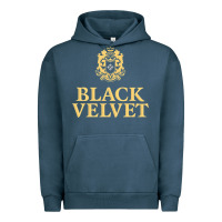 Pigment Midnight Navy BLACK VELVET CANADIAN WHISKY Urban Hoodie - InspiraDesign
