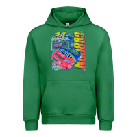Emerald jeff gordon dupont vintage racing Urban Hoodie - InspiraDesign