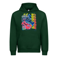Forest Green jeff gordon dupont vintage racing Urban Hoodie - InspiraDesign