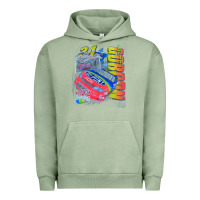 Pigment Oil Green jeff gordon dupont vintage racing Urban Hoodie - InspiraDesign