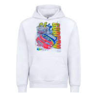 White jeff gordon dupont vintage racing Urban Hoodie - InspiraDesign