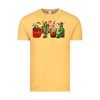 Mexico Coffee Cups With Cactus And Tequila Bottle Vintage Tee | Teevron
