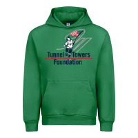 Emerald Tunnel To Towers F-oundation American Flag USA Flag Urban Hoodie - InspiraDesign