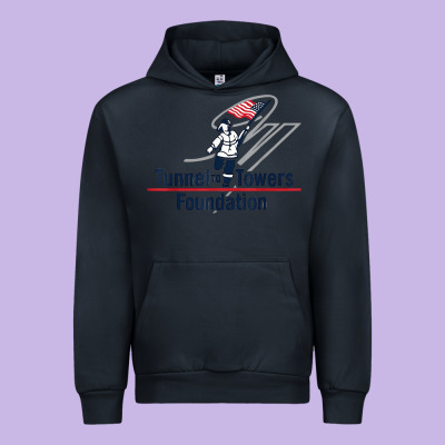 Tunnel To Towers F-oundation American Flag Usa Flag Urban Hoodie Designed By Inspiradesign