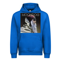 Cobalt Moondog Musician Poster Essential Urban Hoodie - InspiraDesign