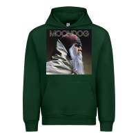 Forest Green Moondog Musician Poster Essential Urban Hoodie - InspiraDesign
