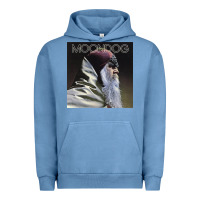 Pigment Pebble Blue Moondog Musician Poster Essential Urban Hoodie - InspiraDesign