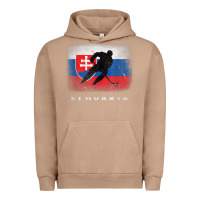 Pigment Burro Slovakia Ice Hockey Slovak Flag Urban Hoodie - InspiraDesign