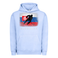 Pigment Grape Ice Slovakia Ice Hockey Slovak Flag Urban Hoodie - InspiraDesign