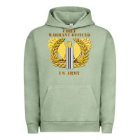 Pigment Oil Green Emblem warrant officer cw5 Urban Hoodie - InspiraDesign