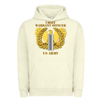 Pigment Pistachio Emblem warrant officer cw5 Urban Hoodie - InspiraDesign