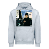 Heather Grey Amerikkkas most wanted Urban Hoodie - InspiraDesign