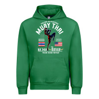 Emerald thailand american flag muay thai boxing train hard repeat t shirt Urban Hoodie - InspiraDesign