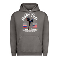 Thailand American Flag Muay Thai Boxing Train Hard Repeat T Shirt Urban Hoodie | Teevron