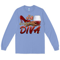 Colony Blue birthday diva Long Sleeve Tee - BundleAndBundleShop