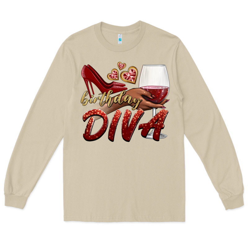 Birthday Diva Long Sleeve Tee by BundleAndBundleShop | Teevron