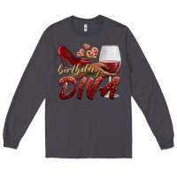 Smoke birthday diva Long Sleeve Tee - BundleAndBundleShop