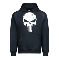 Navy the punisher skull Urban Hoodie - InspiraDesign