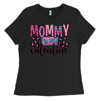 Black mommy is my valentine Ladies Tee - OliviaCreatesArt