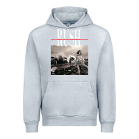 Heather Grey rush permanent waves Urban Hoodie - InspiraDesign