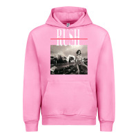 Fuchsia Pink rush permanent waves Urban Hoodie - InspiraDesign