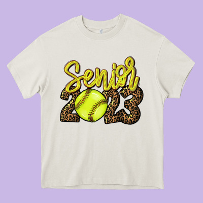 2023 Senior Softball Heavy Core Tee Designed By Howdyjamesfarm