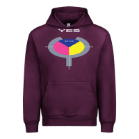 Mauve Wine Yes 90125 T Essent Urban Hoodie - InspiraDesign