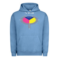Pigment Pebble Blue Yes 90125 T Essent Urban Hoodie - InspiraDesign