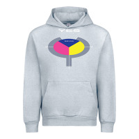 Heather Grey Yes 90125 T Essent Urban Hoodie - InspiraDesign