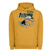 Pigment Peanut Butter Danny Phantom Coming Through Brick Wall Urban Hoodie - InspiraDesign
