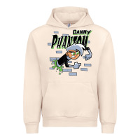 Sandshell Danny Phantom Coming Through Brick Wall Urban Hoodie - InspiraDesign