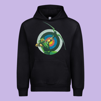 Green Arrow Dc, Green Arrow Dc Vintage, Green Arrow Dc Art, Green Arro Urban Hoodie Designed By Inspiradesign