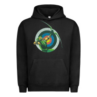 Pigment Black Green Arrow DC, Green Arrow DC vintage, Green Arrow DC art, Green Arro Urban Hoodie - InspiraDesign