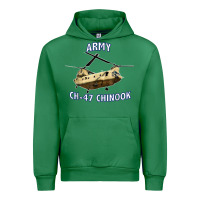 Emerald ARMY CH-47 CHINOOK HELICOPTER Urban Hoodie - InspiraDesign