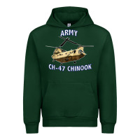 Forest Green ARMY CH-47 CHINOOK HELICOPTER Urban Hoodie - InspiraDesign