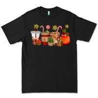 Black christmas cup cakes coffee cups Premium Tee - CowGirlArtShop