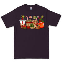 Plum christmas cup cakes coffee cups Premium Tee - CowGirlArtShop