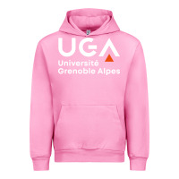 Fuchsia Pink université grenoble alpes Urban Hoodie - ArtChic