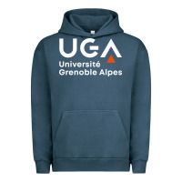 Pigment Midnight Navy université grenoble alpes Urban Hoodie - ArtChic