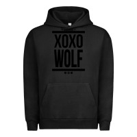 Pigment Black EXO WOLF  BaekHyun 88  KPOP Text Style Urban Hoodie - ArtChic
