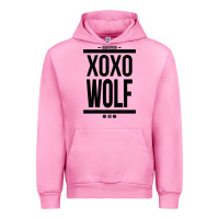 Fuchsia Pink EXO WOLF  BaekHyun 88  KPOP Text Style Urban Hoodie - ArtChic