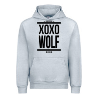 Heather Grey EXO WOLF  BaekHyun 88  KPOP Text Style Urban Hoodie - ArtChic