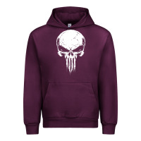 Mauve Wine the punisher Urban Hoodie - ArtChic